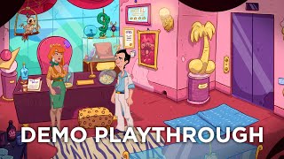 Leisure Suit Larry  Wet Dreams Dry Twice  Demo Playthrough EN [upl. by Samalla]