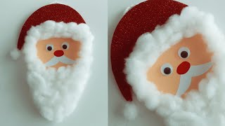 How To Make Santa Claus  DIY  Santa Claus Making With CD  Christmas Decoration  Christmas Craft [upl. by Hsara147]