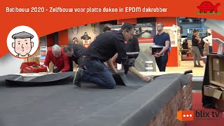 Zelfbouw voor platte daken in EPDM dakrubber [upl. by Hawker632]