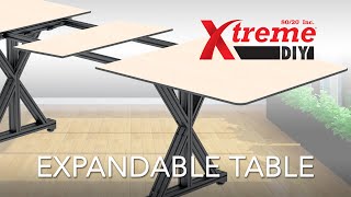 8020 Xtreme DIY  Expandable Table [upl. by Stahl]