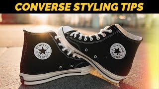 How To Style Converse Hi Top Streetwear amp Casual [upl. by Amoritta]