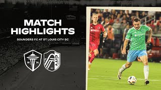 HIGHLIGHTS St Louis CITY SC vs Seattle Sounders FC  May 25 2024 [upl. by Amund]