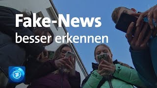 tagesschau in der Schule FakeNews besser erkennen [upl. by Slosberg]