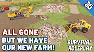 DESTROYEDLUCKILY WE HAVE A NEW FARM  Survival Roleplay S3  Episode 35 [upl. by Sidnarb]