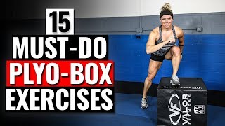 15 MUST DO Plyometric Box Exercises  Build STRENGTH amp Increase POWER [upl. by Akimot74]