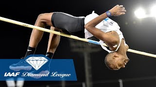 Top 13 Mens High Jump AllTime  IAAF Diamond League [upl. by Arym]