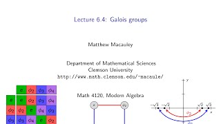 Visual Group Theory Lecture 64 Galois groups [upl. by Farrel171]