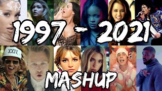 POP SONGS WORLD 19972021  POP 2021 MEGAMİX 200 Songs Mashup [upl. by Inva]