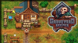 Making Introductions amp Collecting Quests – Graveyard Keeper  DLC – Part 3 [upl. by Nageem408]