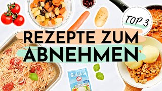 3 REZEPTE ZUM ABNEHMEN  einfach amp schnell gesund kochen  Meal Prep [upl. by Ennovi]