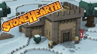 Stonehearth ACE Mod  Medieval Fortress Building Colony Sim [upl. by Vivianne]