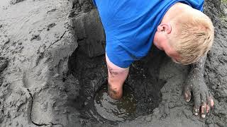 Digging Geoduck in the Puget Sound [upl. by Cherish]