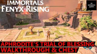 Immortals Fenyx Rising Aphrodites Trial of Blessing Walkthrough amp Chest Location  A New God [upl. by Lishe]