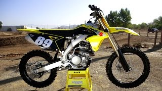 First Ride 2017 Suzuki RMZ 250  Motocross Action Magazine [upl. by Ayamat]