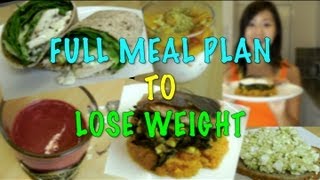 Full Meal Plan to Lose Weight Step by Step Recipes [upl. by Aivat]