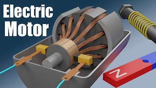 How does an Electric Motor work DC Motor [upl. by Ahsenrat]