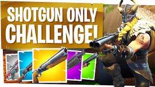 SHOTGUN ONLY CHALLENGE in FORTNITE  Being a Pro in the Close Range [upl. by Isaiah148]