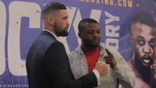 Bellew vs Makabu FACE off [upl. by Etnomal]