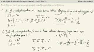Prawdopodobieństwo  kurs podstawowy [upl. by Squier]