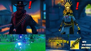 NEW Marksman Six Shooter Exotic Weapon Orelia NPC amp Spire Guardian Assault rifle  Fortnite [upl. by Louanna]