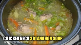 How To Cook Chicken Sotanghon Soup  Sotanghon Soup Easy Recipe  Chicken Neck Recipe [upl. by Suertemed979]