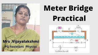 Meter Bridge Practical Class 12 Physics [upl. by Aibsel]