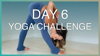 Day 6 — Pyramid Pose Parsvottanasana — Ashtanga Yoga Challenge — 30 Day Journey [upl. by Eniretak]