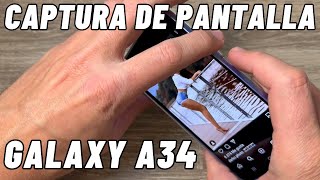 Cómo hacer una captura de pantalla en Samsung Galaxy A34 [upl. by Opportina]