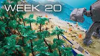 Building Scarif in LEGO  Week 20 THE FINALE [upl. by Caravette]