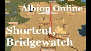 Albion Online  Caerleon to Bridgewatch fast almost safely [upl. by Akinom]