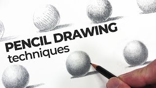 Pencil Drawing Techniques [upl. by Nnaillij]