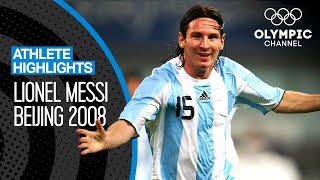 Lionel Messi 🇦🇷 at the Olympics  Athlete Highlights [upl. by Lindsay]