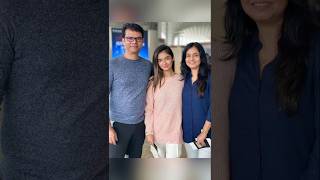 ✨🤗💖Anushka sen with parents photos🥀😍 trending shorts anushkasen [upl. by Lejna]