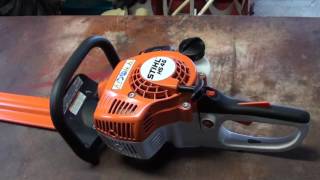 Stihl HS 45 Hedge Trimmer Review [upl. by Ulick]