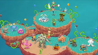 Party Island  Full Song 322 My Singing Monsters Dawn of Fire [upl. by Euqinahc422]