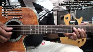 HOTEL CALIFORNIA The Eagles Guitar Lesson Picking amp EASY CHORDS EricBlackmonGuitar GUITAR LESSONS​ [upl. by Furnary]