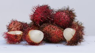 How to eat Rambutan fruit  What does Rambutan Taste like [upl. by Gonta]