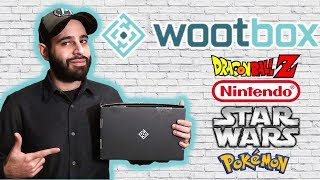 UNBOXING WOOTBOX quotEPICquot Dragon Ball Nintendo Star Wars Pokémon [upl. by Dnomaid]