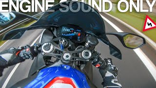 BMW S 1000 RR Akrapovic sound RAW Onboard [upl. by Damle]