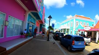 Bonaire Walking Tour off of ship【4K】 [upl. by Lirret]