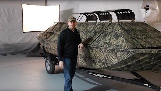 Lowe 1860 Waterfowl Hunting Jon Boat Walk Around [upl. by Samid]