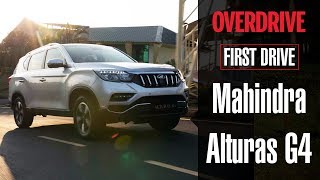 2018 Mahindra Alturas G4  First Drive Review  OVERDRIVE [upl. by Ynabla]