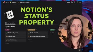 Notions New STATUS property  Task Management [upl. by Nabroc]