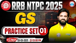 RRB NTPC GS Classes 2025  RRB NTPC GS Practice Set 01  GS for RRB NTPC  GS By Naveen Sir [upl. by Acinonrev]