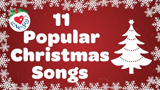 Top 11 Christmas Songs with Lyrics 2024 🎅 [upl. by Aemat884]