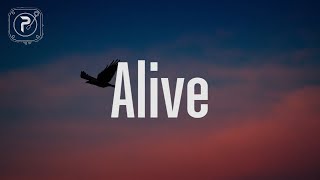 Sia  Alive Lyrics [upl. by Eelaroc]