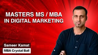 Masters MS MBA in Digital Marketing Best Courses Salary Jobs Careers Syllabus [upl. by Nimsay]