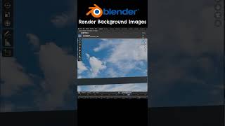 How To Render A Background Image In Blender shorts [upl. by Alexia793]