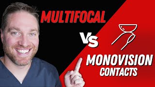 Multifocal VS Monovision Contacts  Contacts For Presbyopia [upl. by Asihtal]