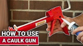 How To Use a Caulk Gun  Ace Hardware [upl. by Ginger]